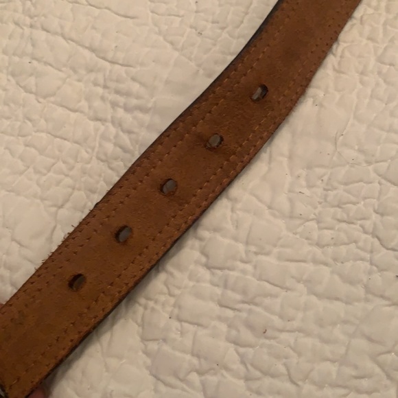 Vintage Leather and Canvas Belt - Picture 6 of 10
